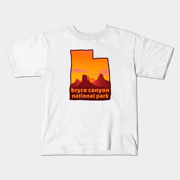 Bryce Canyon National Park Utah Kids T-Shirt by heybert00